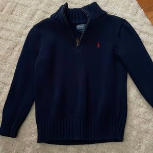 Navy polo sweater 5